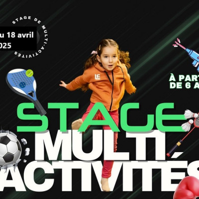 Activité: stage multi activités - du 14 au 18 avril 2025