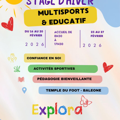 Activité: stage/semaine multisports EXPLORA
