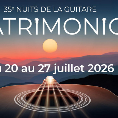 Activité: 🎸35' Nuits de la Guitare - PATRIMONIO - Du 20 au 27 juillet 2026